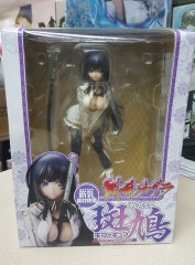 閃亂神樂 ~ 斑鳩 ( 軍服ver, 新乳軟体素材 ) 1/8 figure