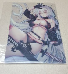 日本 同人展 會場限定 膠書墊 ( 泳裝 黑貞德 )
