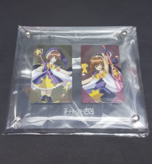 ( 稀有品 ) 百變小櫻 劇場版 ~ 特製電話卡 連 水晶座 ( 抽選獎 )